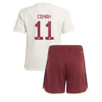 Bayern Munich Kingsley Coman #11 Tredje trøje Børn 2023-24 Kortærmet (+ Korte bukser)